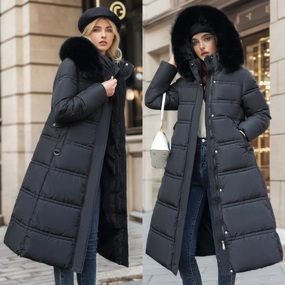 RENÉE™ | MANTEAU D'HIVER AVEC CAPUCHE EN FOURROURE