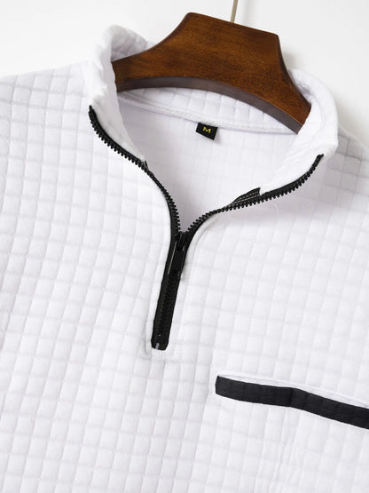 THE PAOLO HALF-ZIP POLO