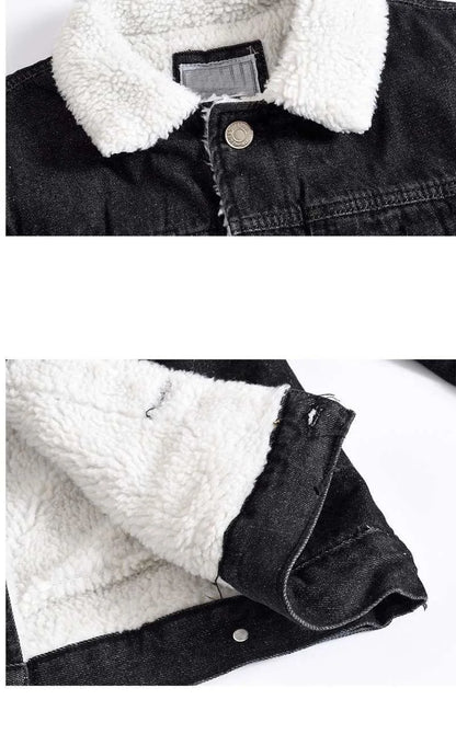 LOUIE™ | VESTE PELUCHE EN DENIM