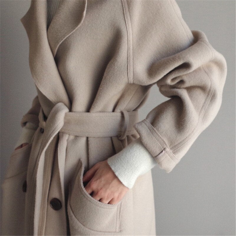 CORA™ | TRENCH-COAT EN LAINE