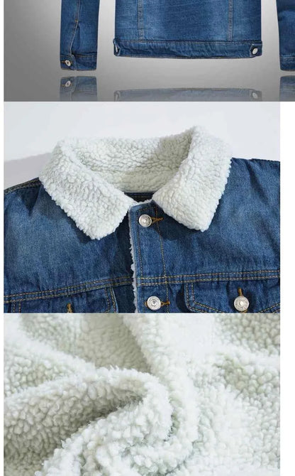 LOUIE™ | VESTE PELUCHE EN DENIM