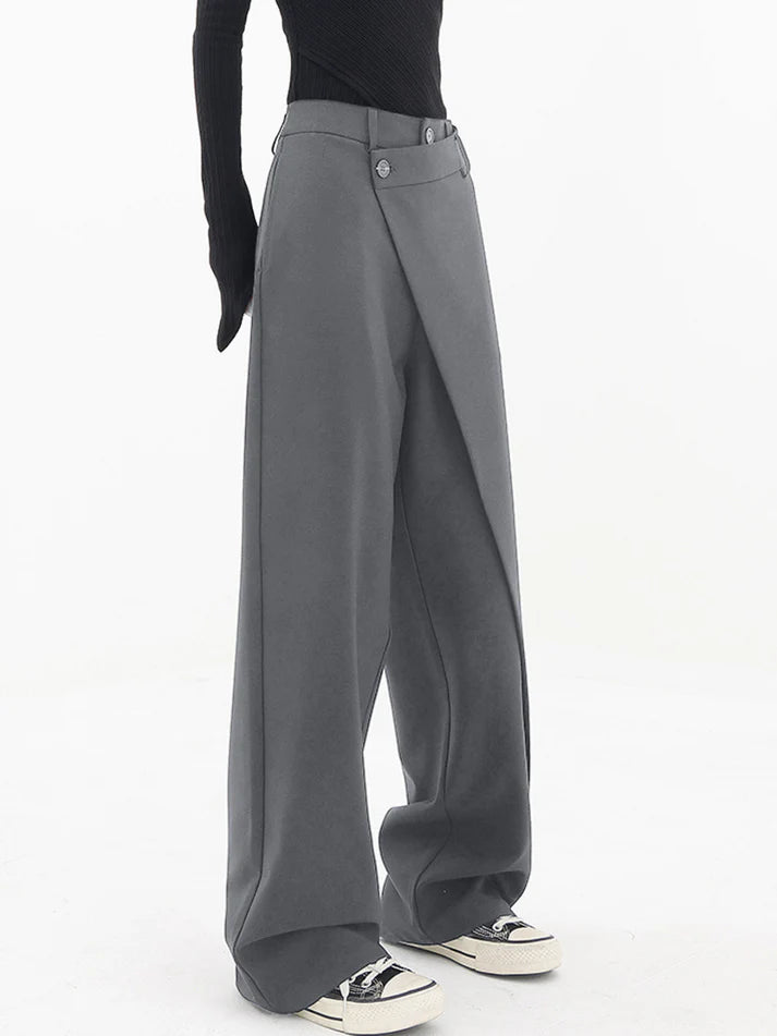 FIORA | High-Waist Asymmetrical Pants